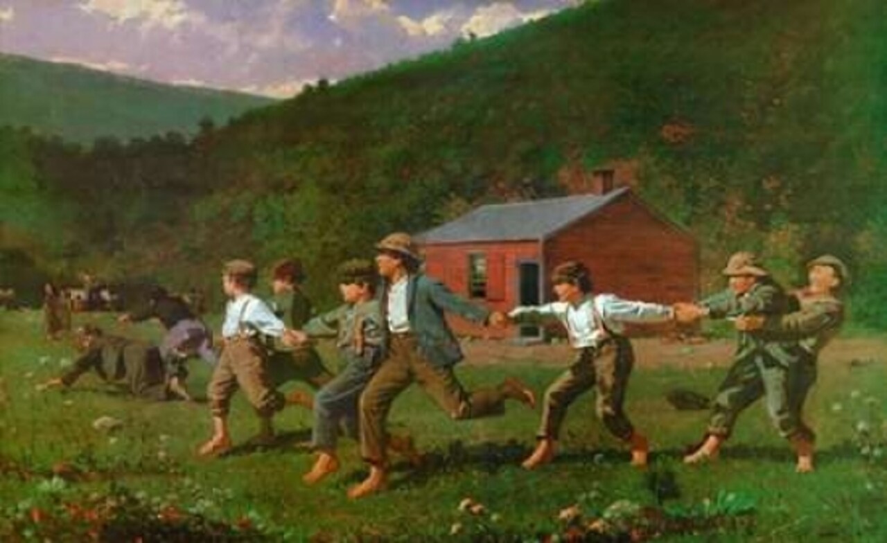 Snap The Whip Poster Print by Winslow Homer - Item # VARPDX373257